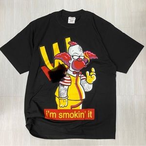 Planting with Homer The Clown Short Sleeve Tee Shirt